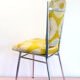 Chaise vintage retapissée