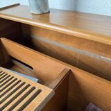 Fimsa Roma Italy teak console or small desk