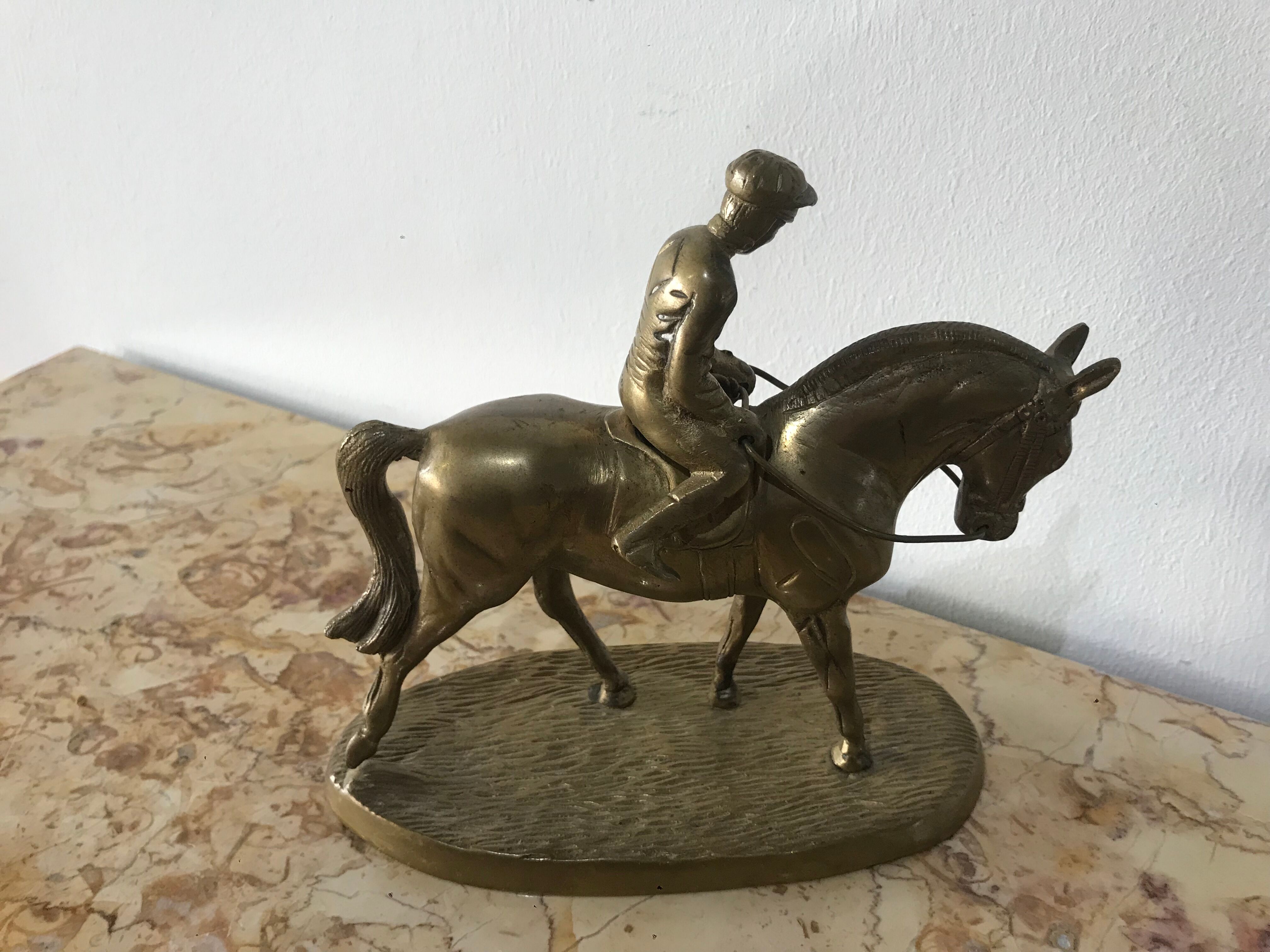 Brass horse
