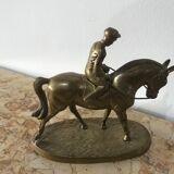 Brass horse