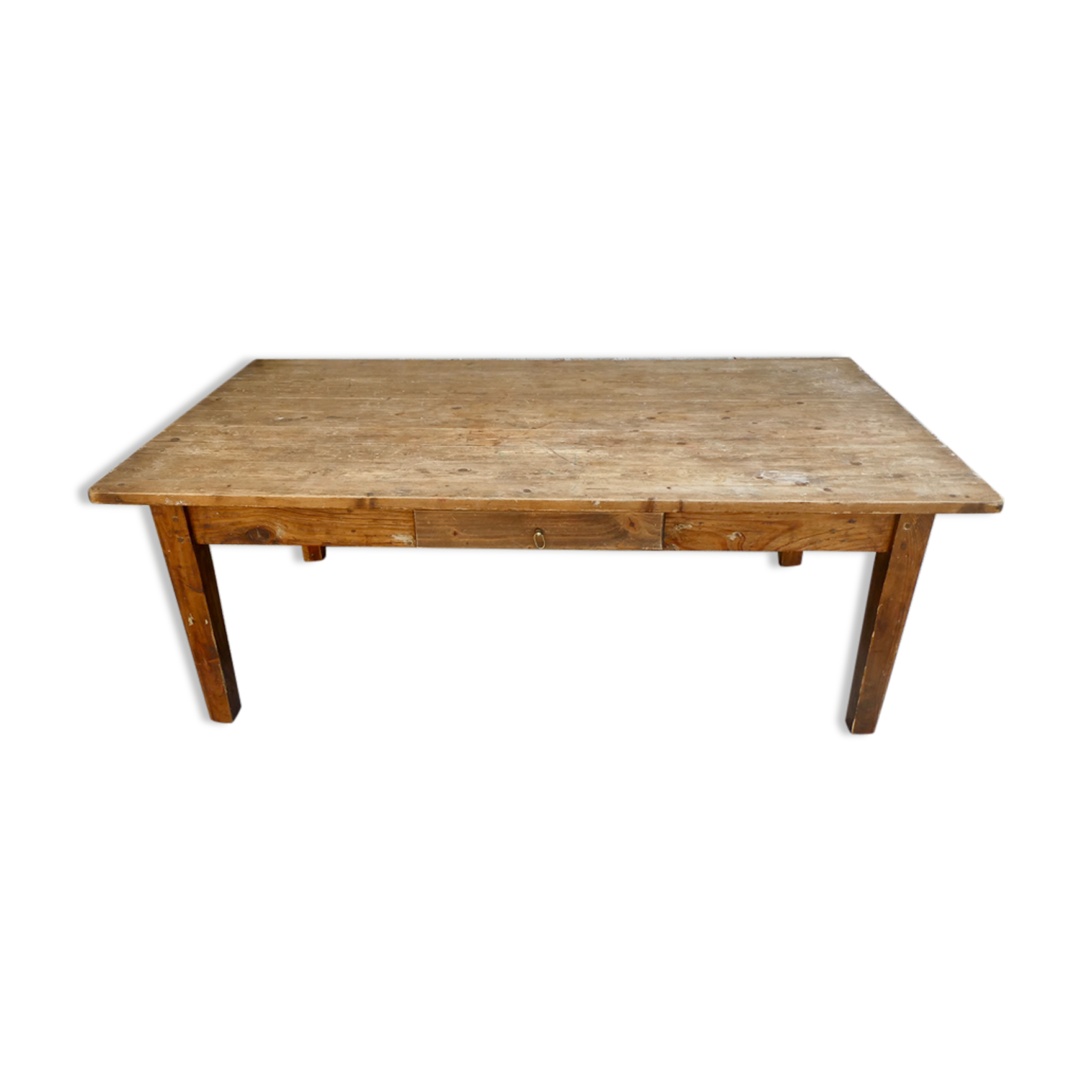 Solid wood coffee table 140 cm