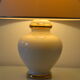Lampe de table ceramique craquelee