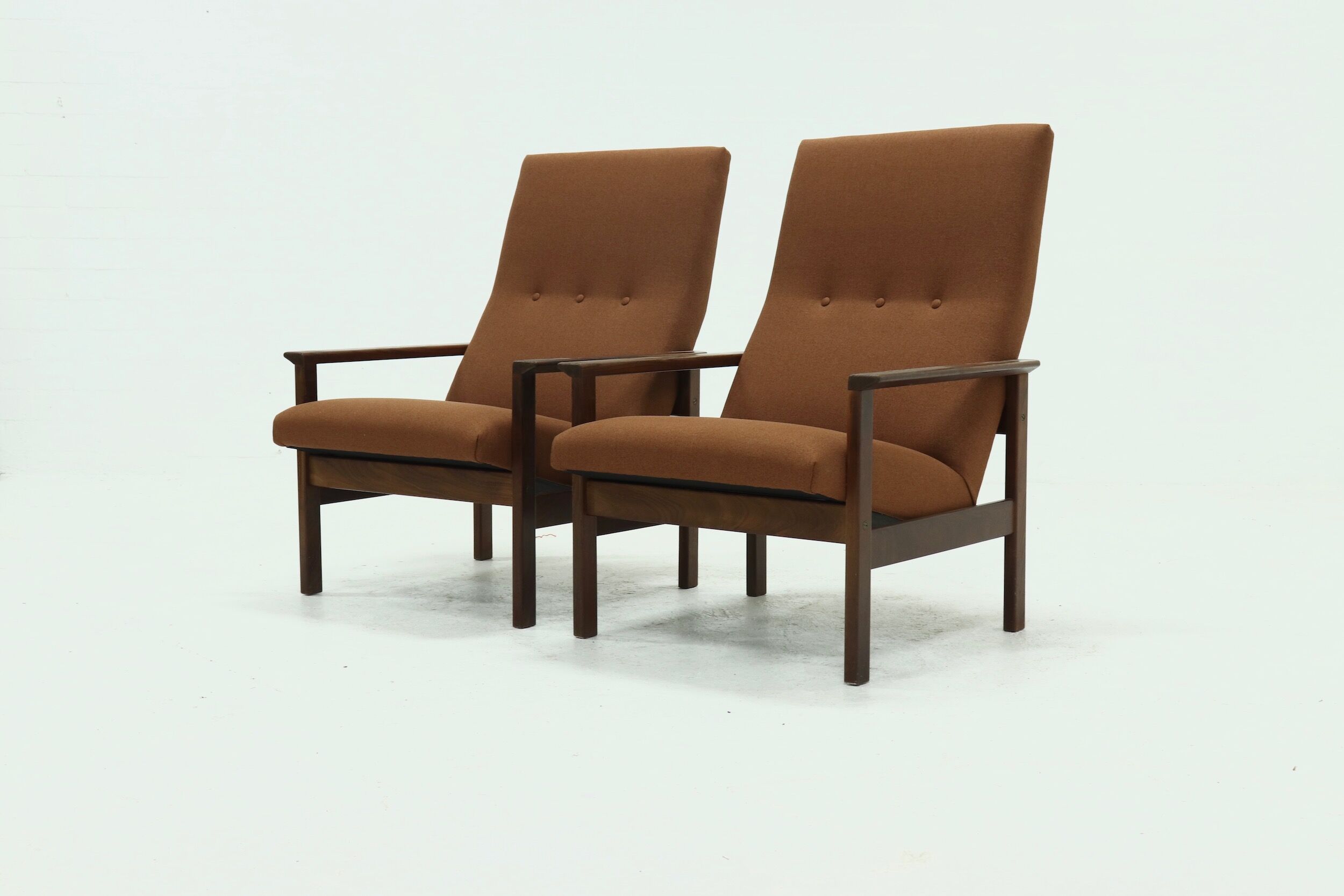 Set of 2 Pastoe FU06 Armchairs by Yngve Ekström 1960s