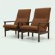Set of 2 Pastoe FU06 Armchairs by Yngve Ekström 1960s