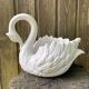 Zoomorphic planter, ceramic swan pocket holder.