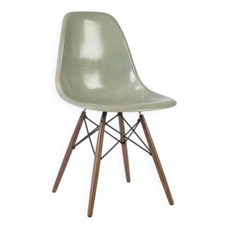 Light Seafoam Herman Miller Vintage Eames DSW Dining Side Shell Chair