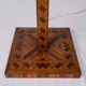 Art Deco floor lamp in marquetry, France, 1930s