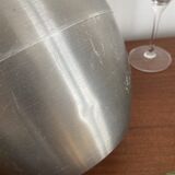 PEAR IN ALUMINUM BRUSH ICE BUCKET MADE IN ITALY AROUND 1970