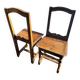 Paire de chaises lorraines XVIIIe siècle