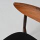 Harry Ostergaard pair of dining chairs rosewood Randers Denmark 1960