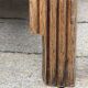 Art Deco bonnetière wardrobe from Paris in raw and solid oak.