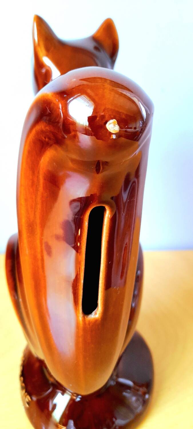 Advertising piggy bank squirrel savings bank