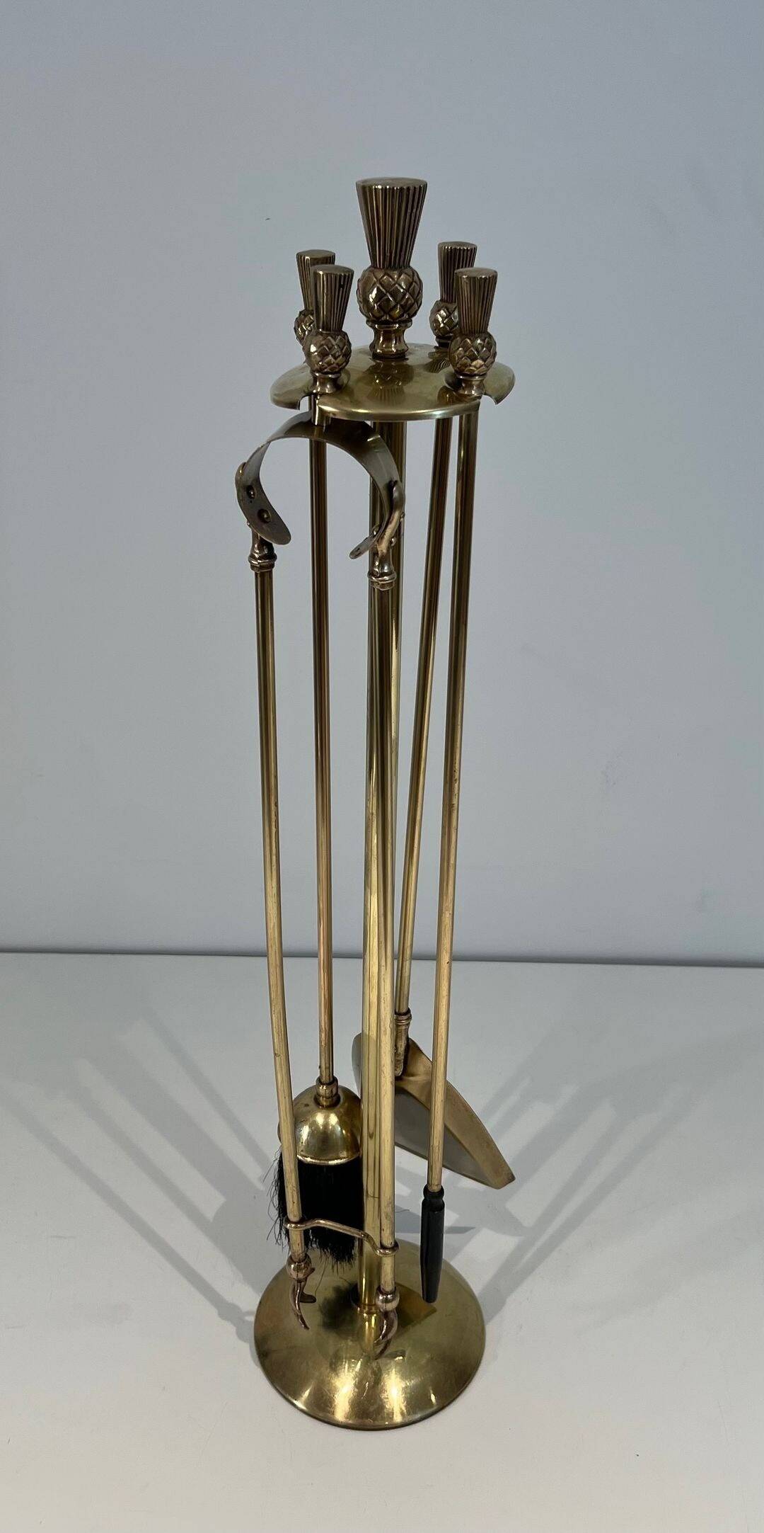 Neoclassical Brass Fire Necessity Model Pineapple, in the Go