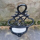 Porte-parapluies en fonte émaillée