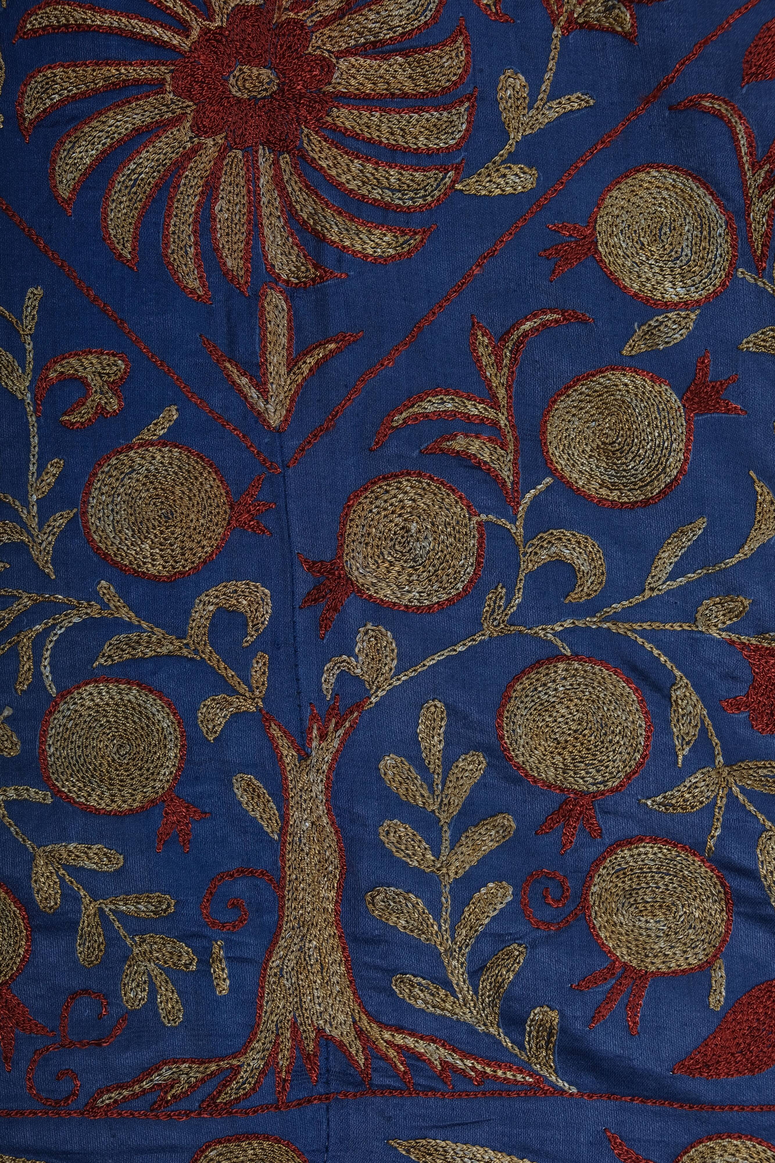 Hand knotted rug, vintage Turkish rug 100x194 cm