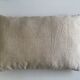 Coussin réversible tweed soie et lin ancien dos lin brut 40x60