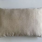 silk tweed cushion and 19th mattress striped raw linen linen