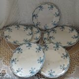 Longwy iron earth dinnerware set