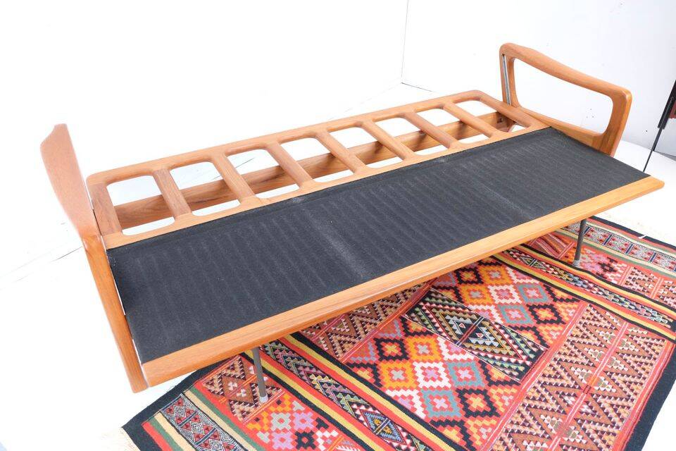 Kristensen teak sofa bed, 60s/70s style, Danish style.