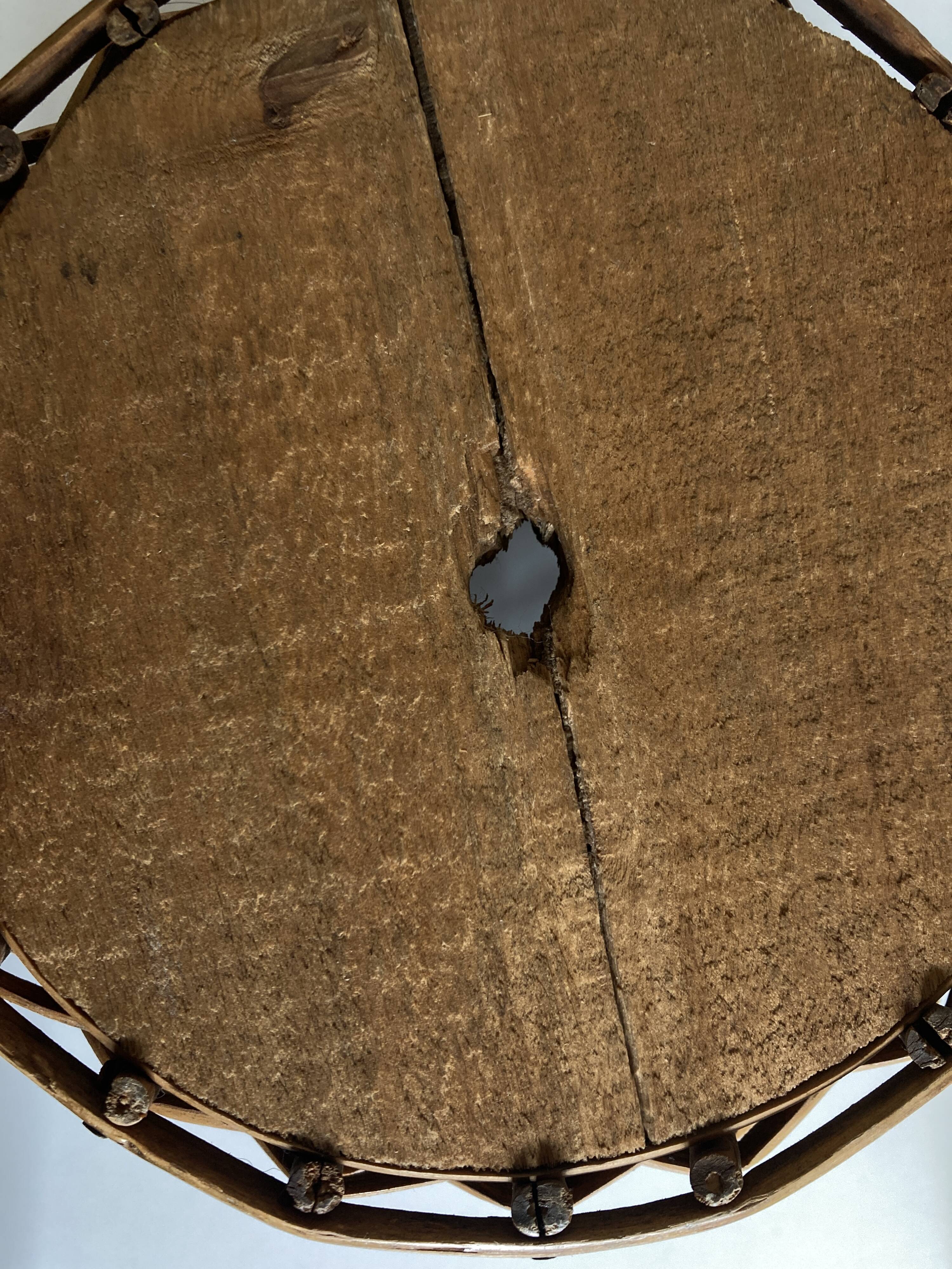 XL wicker planter from basket makers 1960