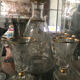 Liqueur service from the 1930s, with a decanter and 8 glasses.