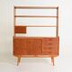 Scandinavian bookcase with cabinet, 1960s