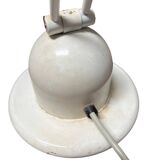 White metal articulated lamp