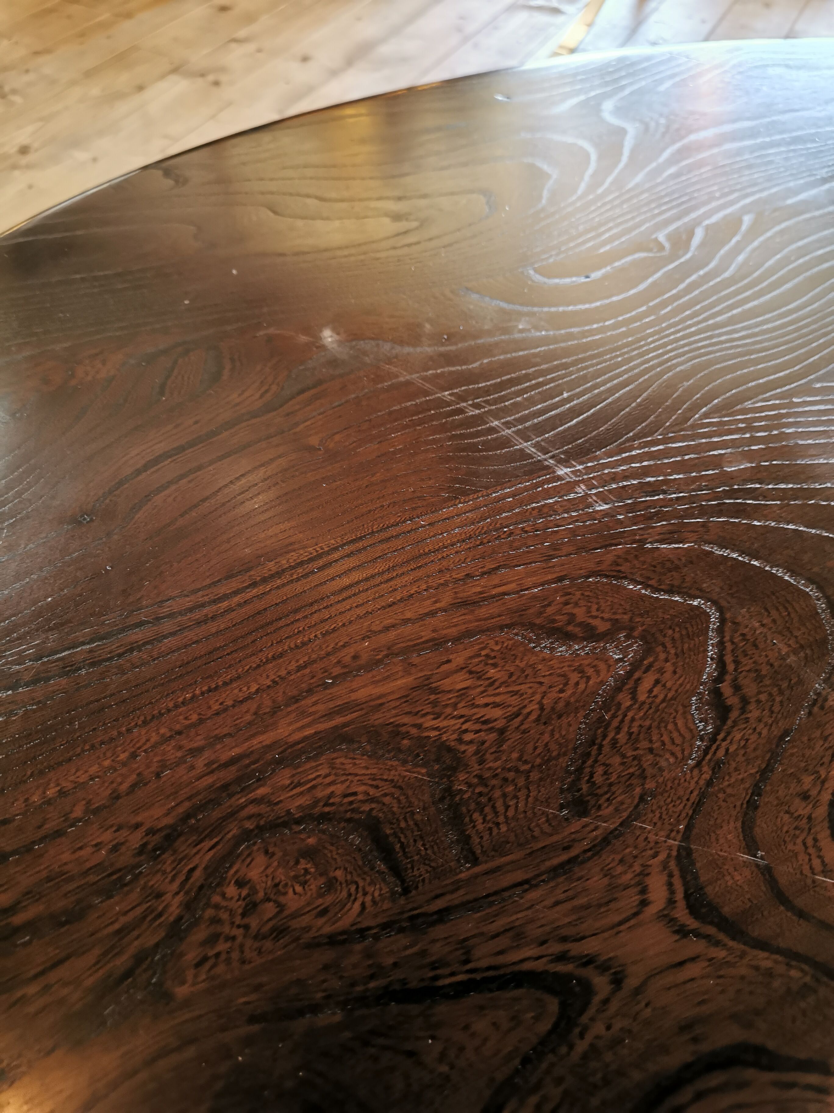 Table basse en frêne par Lucian Ercolani dans les années 60