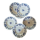 11 assiettes creuses "Rouennais " de Longchamp 
