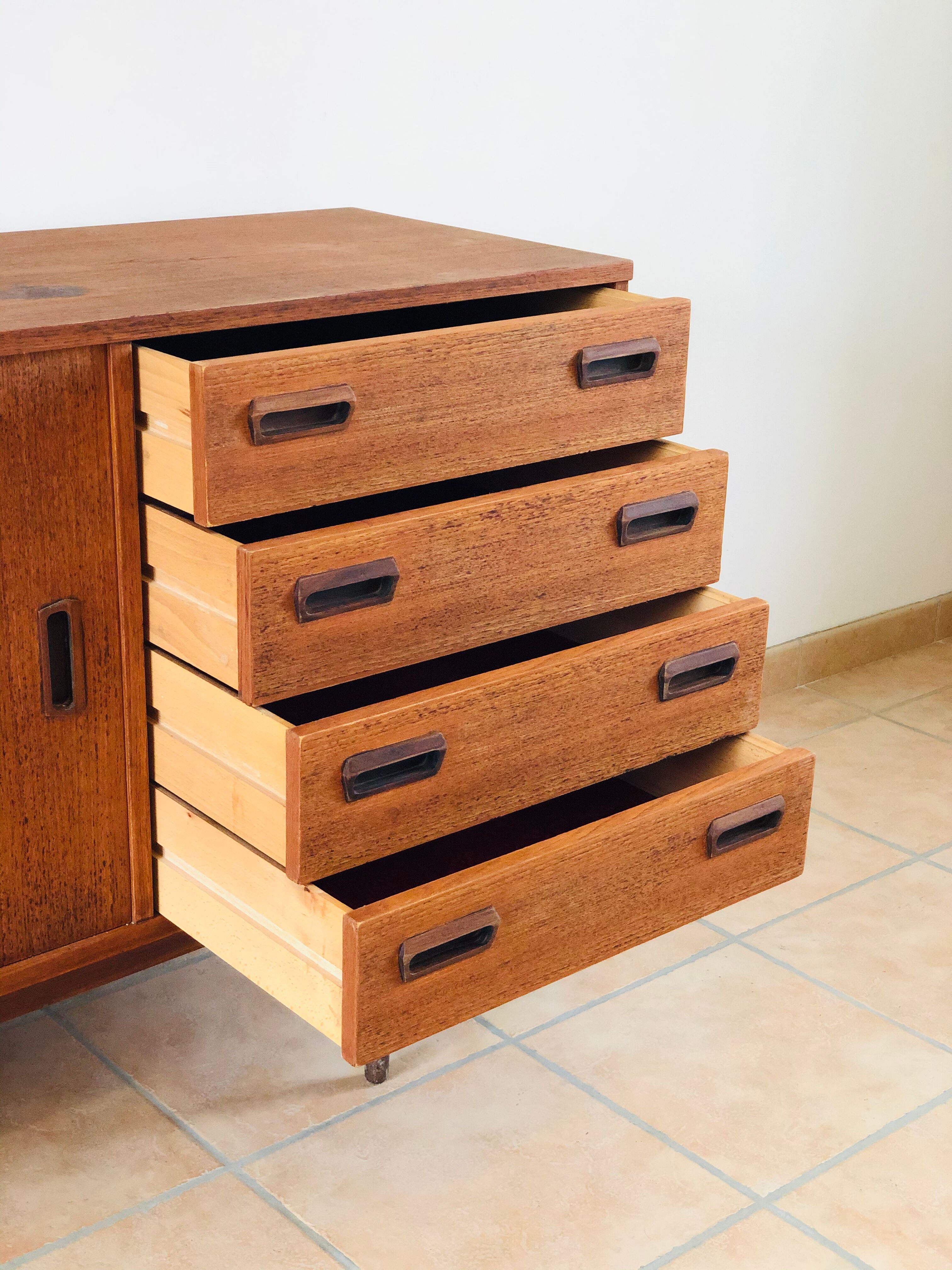 Scandinavian teak sideboard 1960