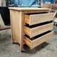 Petite commode chêne pieds compas