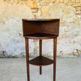 Vintage corner shelf on tripod legs, circa 50/60