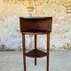 Vintage corner shelf on tripod legs, circa 50/60