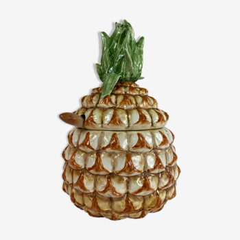 Soupière ananas barbotine