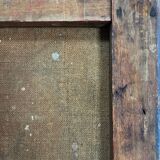 HST Marine painting "Sailboats in port" early 20th century signed