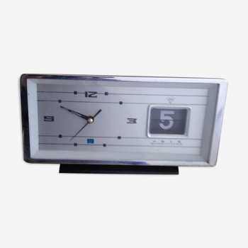 Vintage alarm clock with calendar