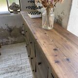 Green patina workshop furniture