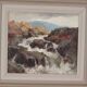 Paysage avec cascade par Åke Ahmlund