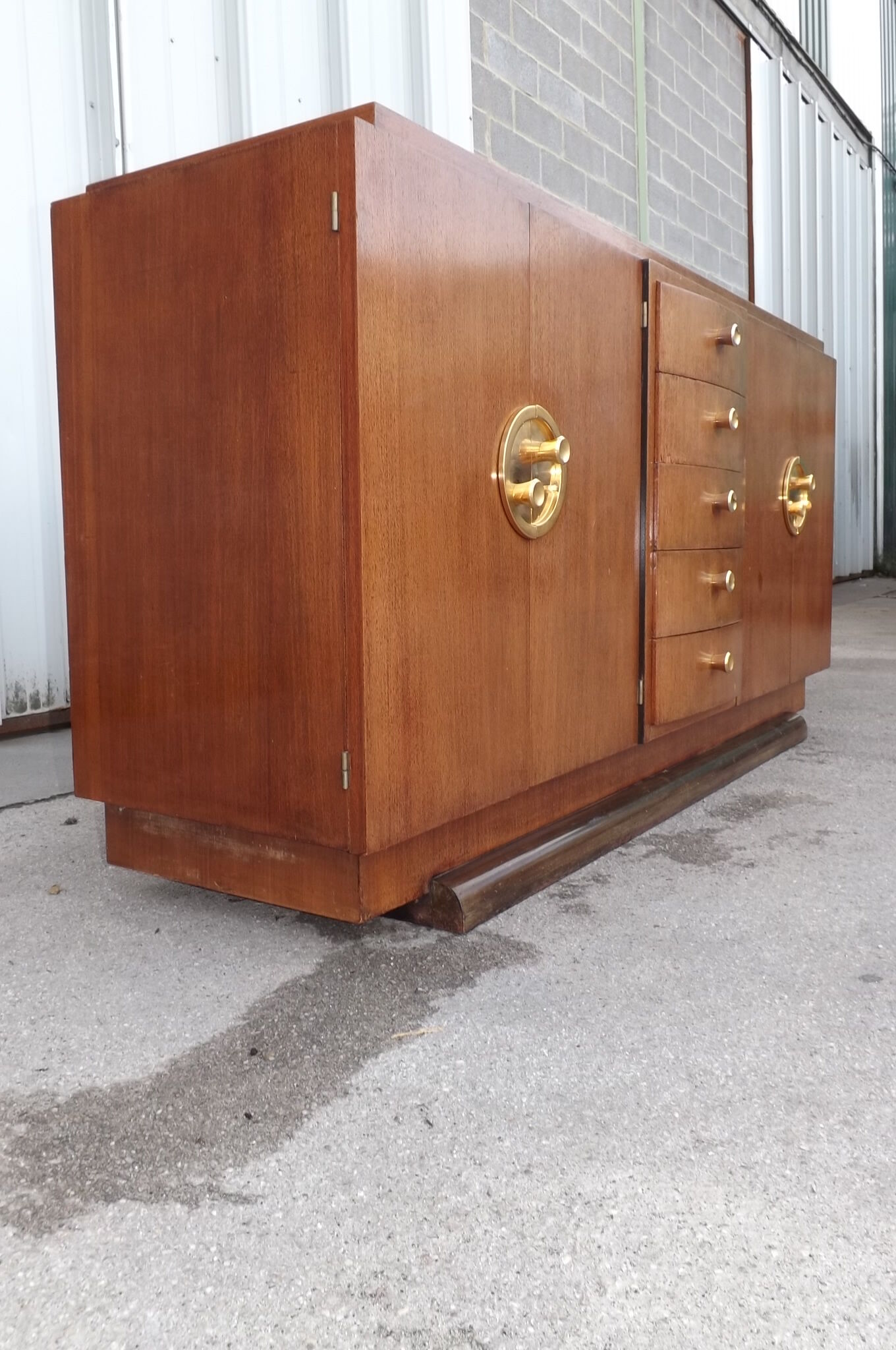 Buffet en palissandre des Indes moderniste Art Déco 1930 1940