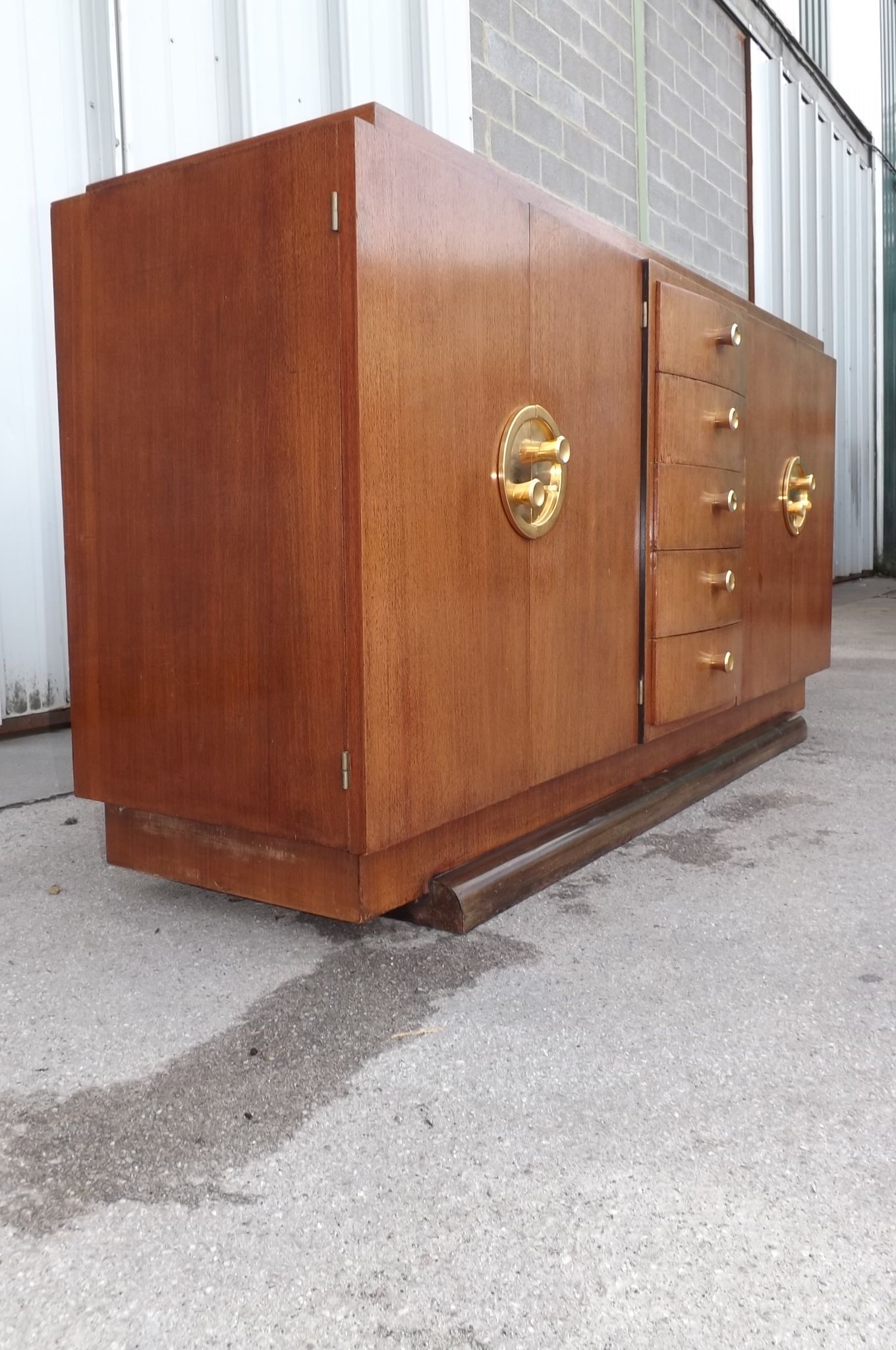 Buffet en palissandre des Indes moderniste Art Déco 1930 1940