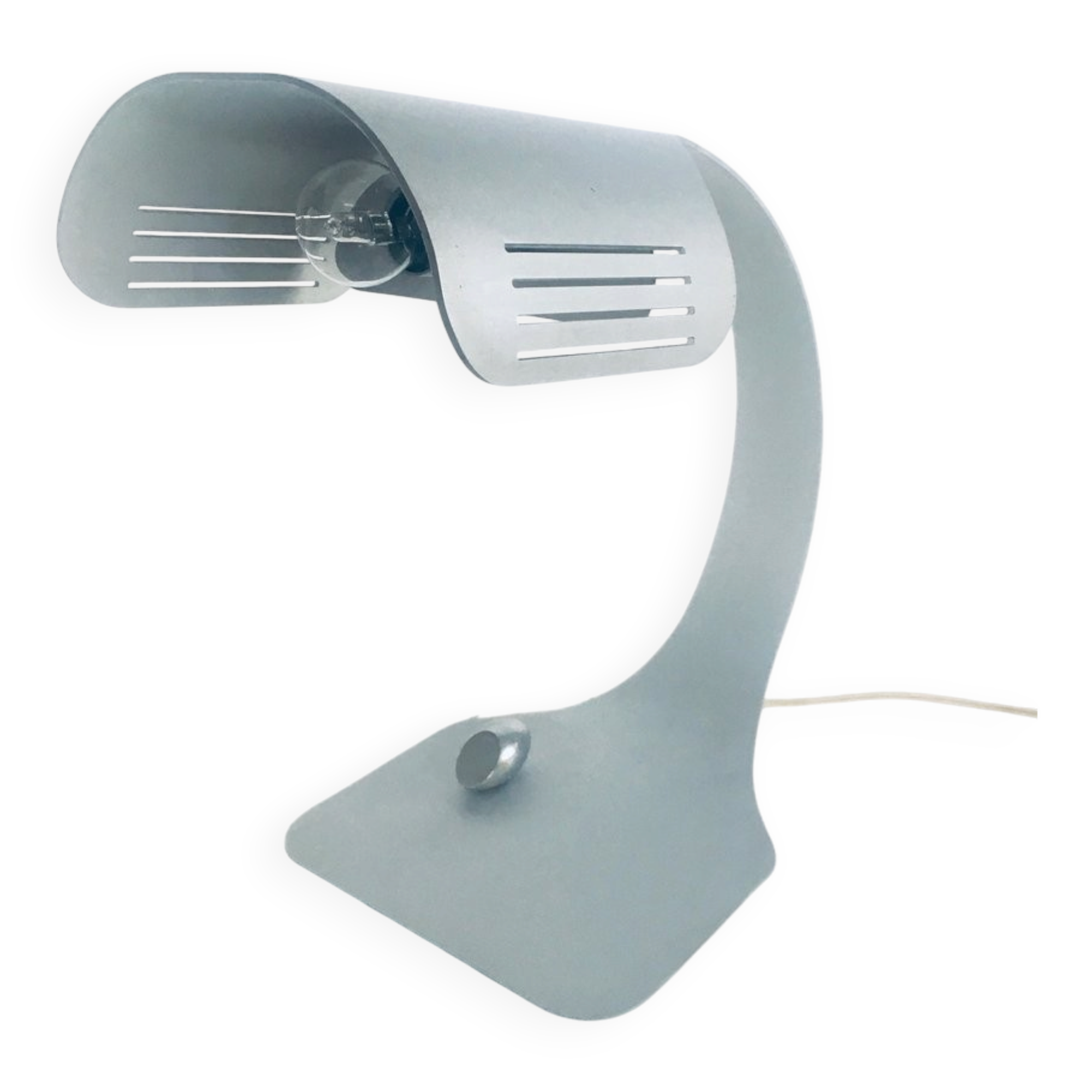 Aluminium Colomba Design Desk Lamp by Walter & Moretti, France, 1972