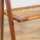 Mid-Century Teak and Rattan Nightstands by Søren Rasmussen, Denmark, 1960s,