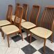 set of 4 Teak Kai Kristiansen chairs  for  Schou Andersen 1960s Denmark