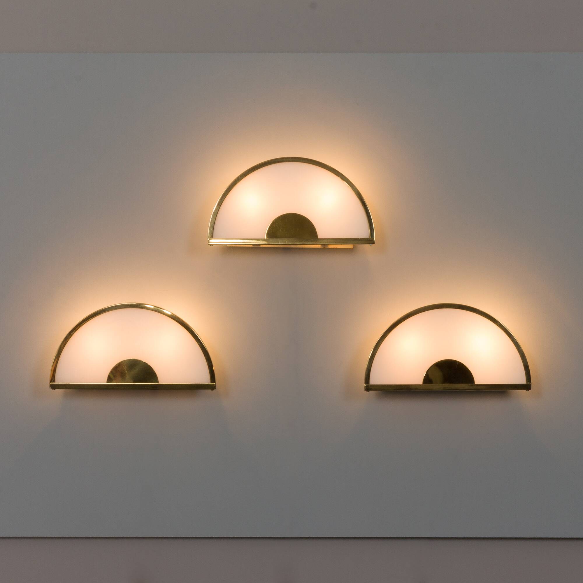 Set of three wall lamps by Zero Quattro Milano, Italy 1970s