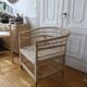 Fauteuil en rotin naturel tressé