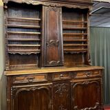 Louis XV period clock dresser in solid wood circa 1750