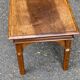 Vintage walnut coffee table side table.