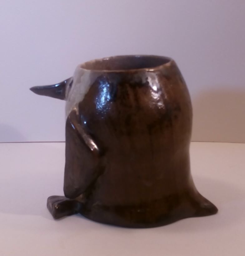 Zoomorphic vase in sandstone