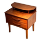 Vintage Scandinavian bedside table in teak "Nils"