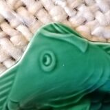 Set of 11 vintage sarreguemines fish plates